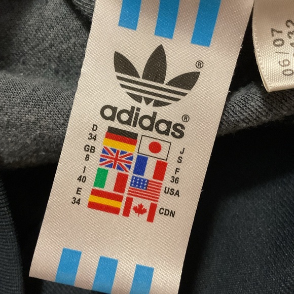 Adidas Women’s Track Jacket Blue Full Zip - Picture 8 of 9